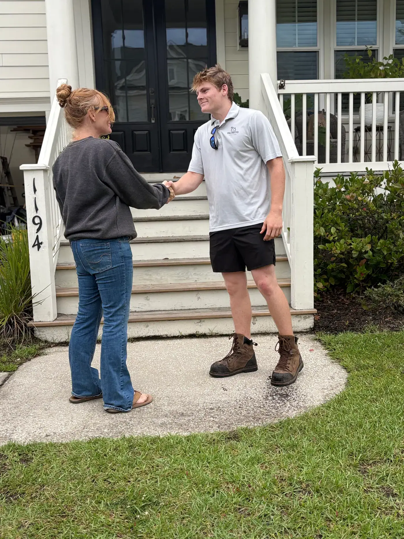 Palmetto owner meeting with a Mount Pleasant homeowner